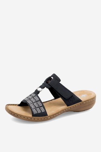 Pantofle Rieker 60863-14 Tmavomodrá