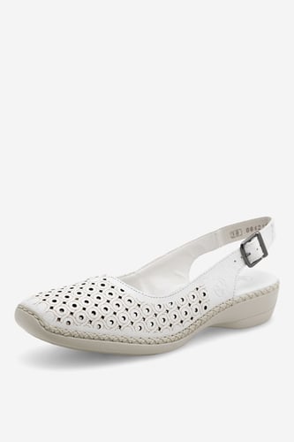 Sandály Rieker 41350-80 Bílá