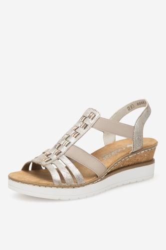 Sandali Rieker V3822-90 Zlata
