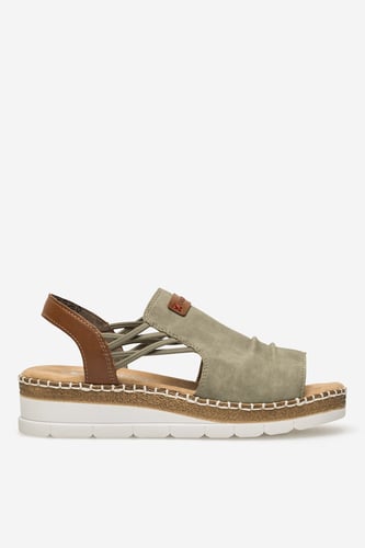 Sandali Rieker V1261-52 Zelena