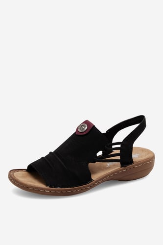 Sandali Rieker 60872-00 Črna