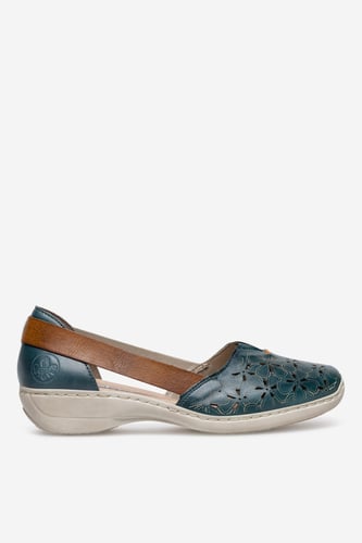 Polobotka Rieker 41356-13 Modrá
