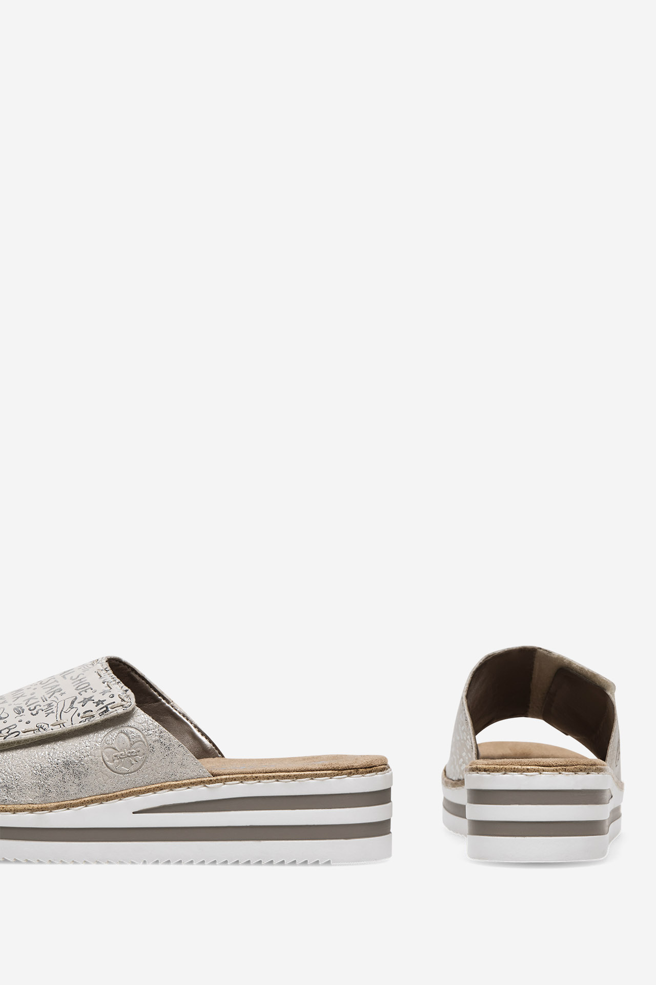 Pantofle STŘÍBRNÁ