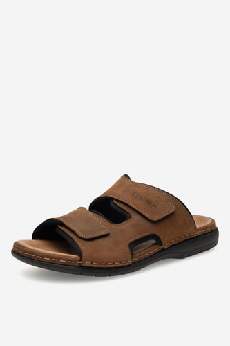 Pantofle Rieker 25559-25 Hnědá