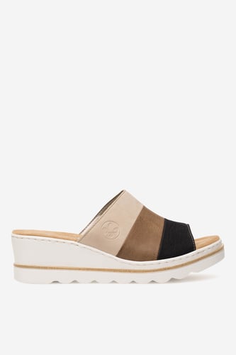 Pantofle Rieker 67492-64 Mnohobarevný