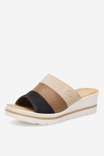 Pantofle Rieker 67492-64 Mnohobarevný