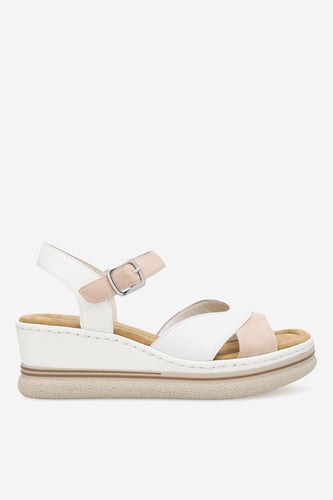 Sandali Rieker 67702-80 Bela