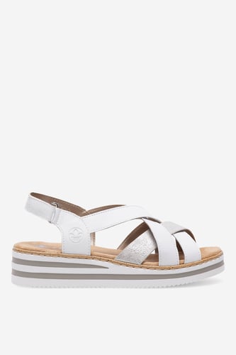 Sandali Rieker V0279-80 Bela