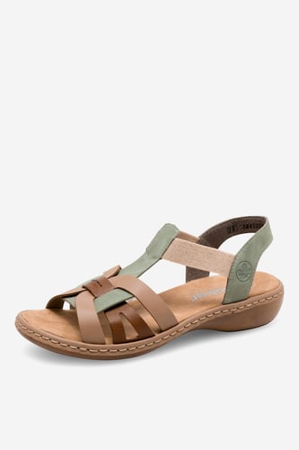 Sandali Rieker 65918-52 Zelena