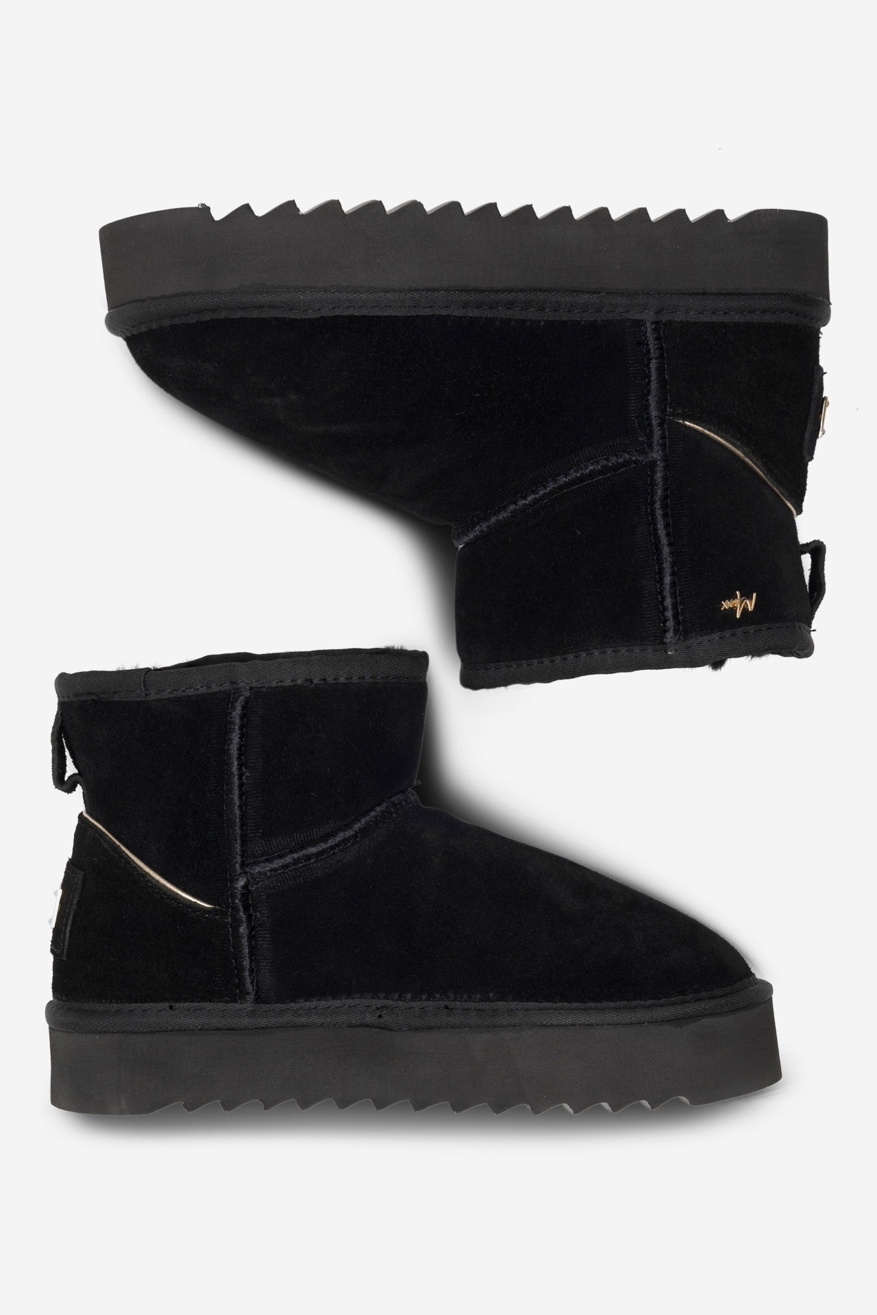 Botki skórzane ocieplane