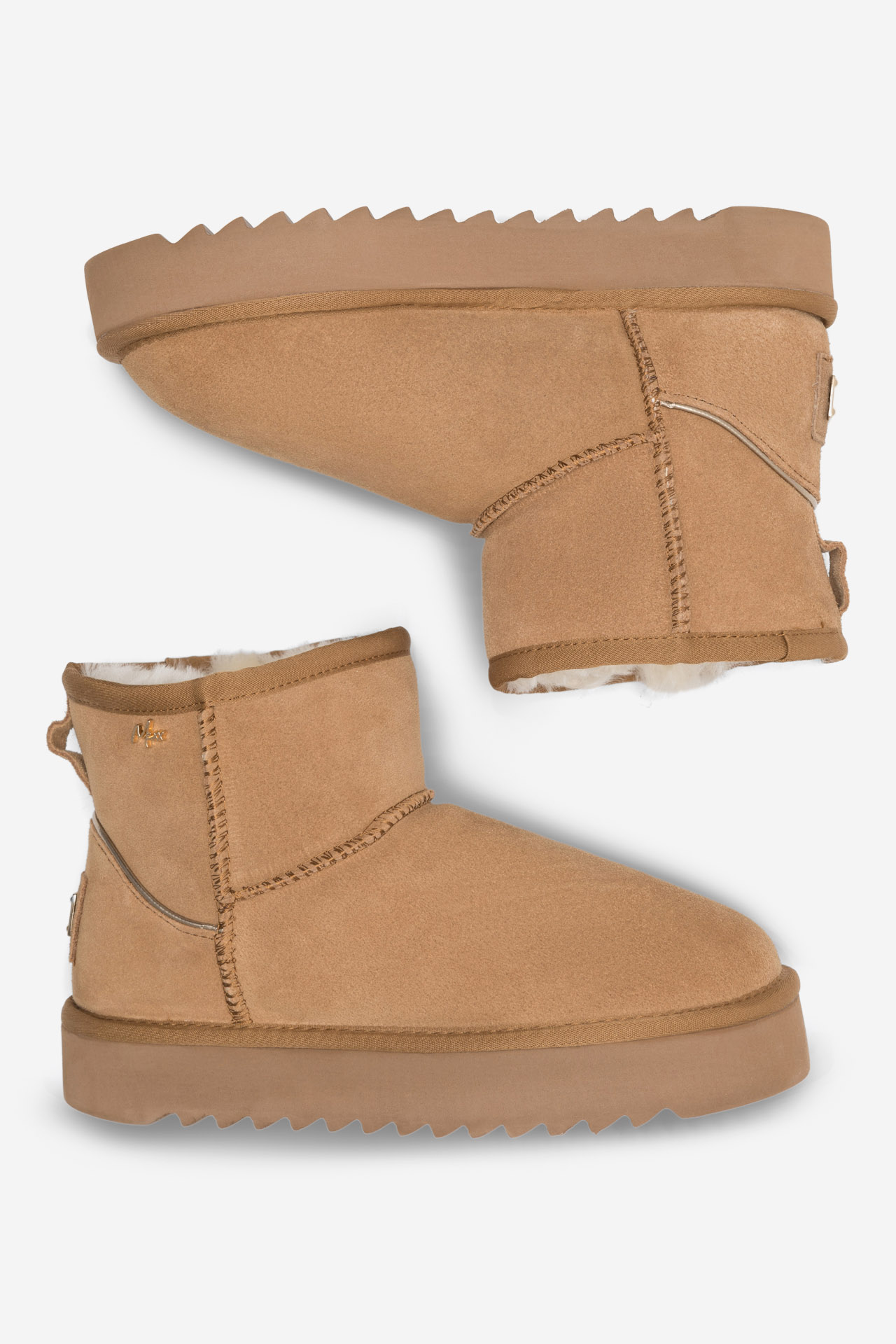 Botki skórzane ocieplane