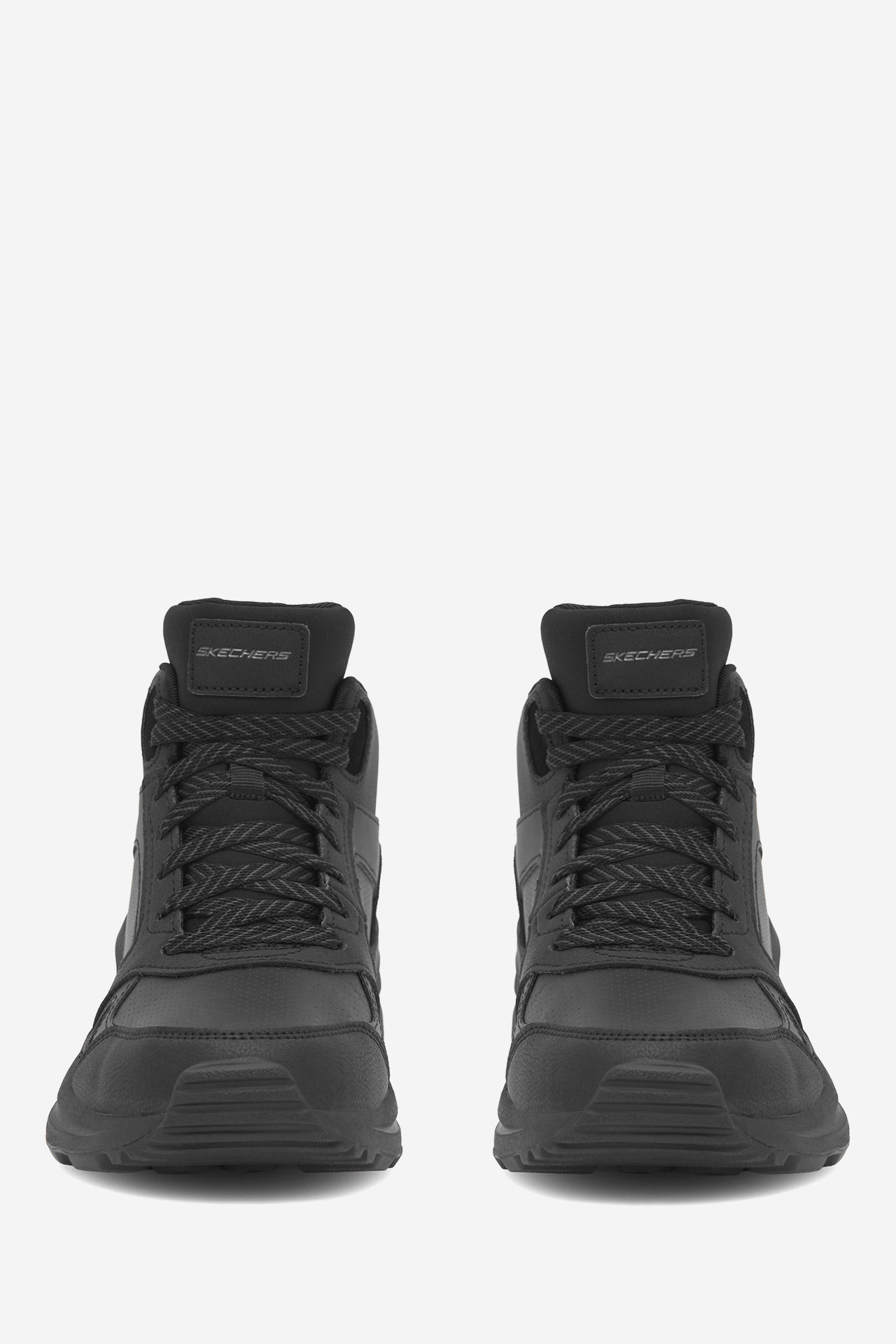 Gležnjarji z vezalkami Črna