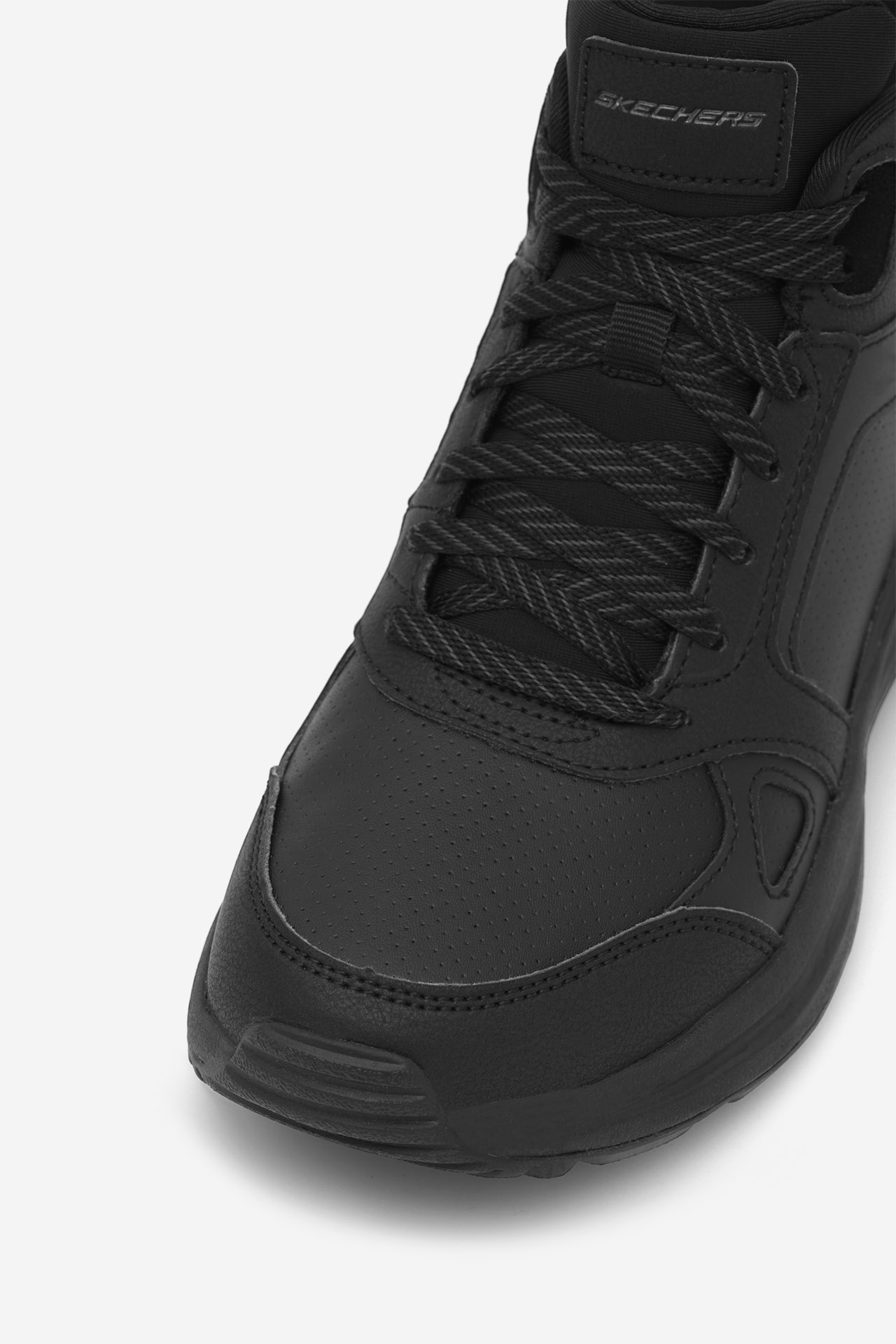 Gležnjarji z vezalkami Črna