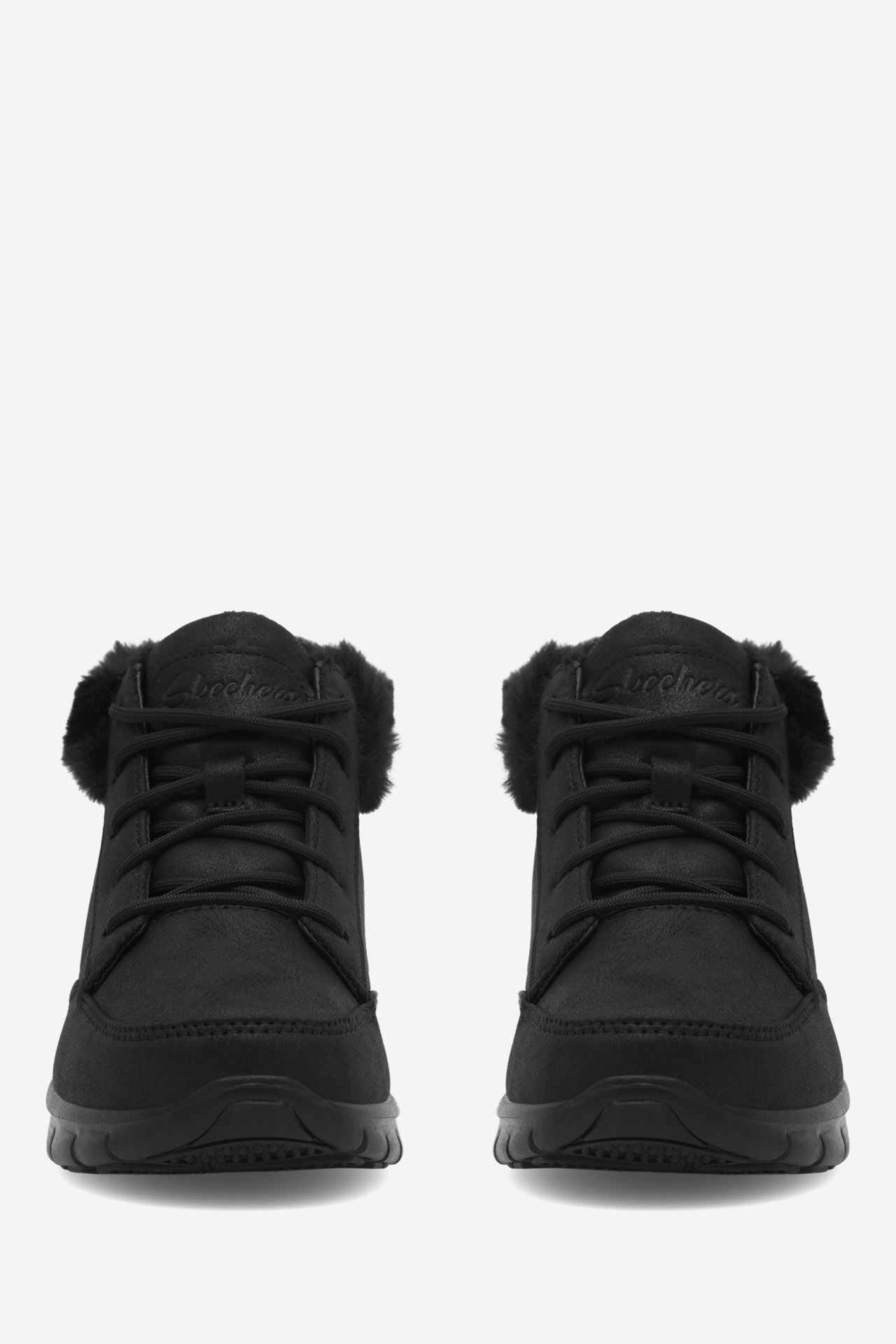 Gležnjarji z vezalkami Črna