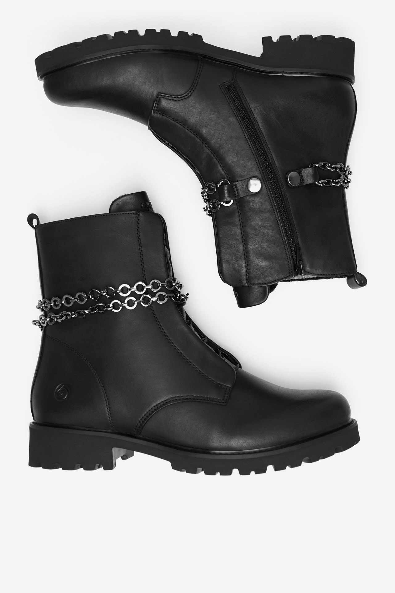 Kotníková obuv ČERNÁ