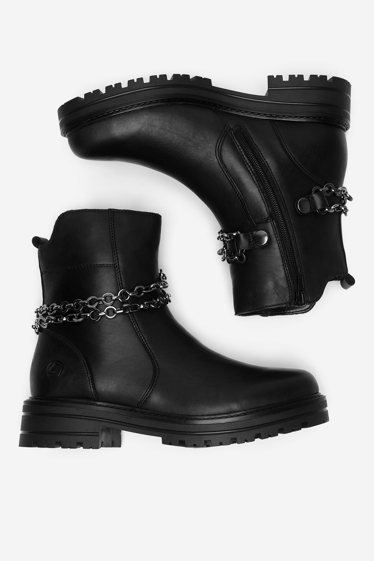 Kotníková obuv ČERNÁ