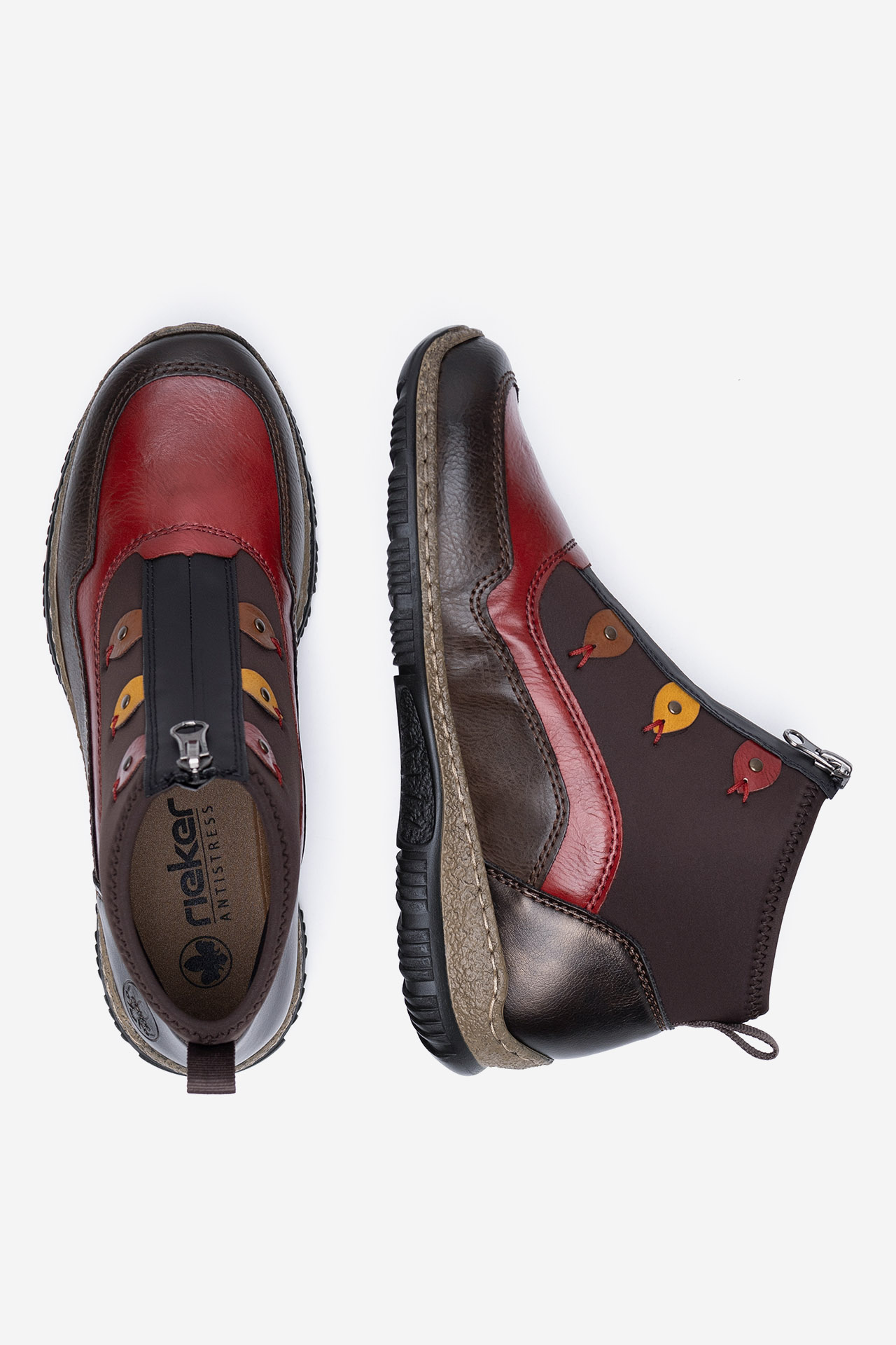 Členková obuv Tmavo hnedá