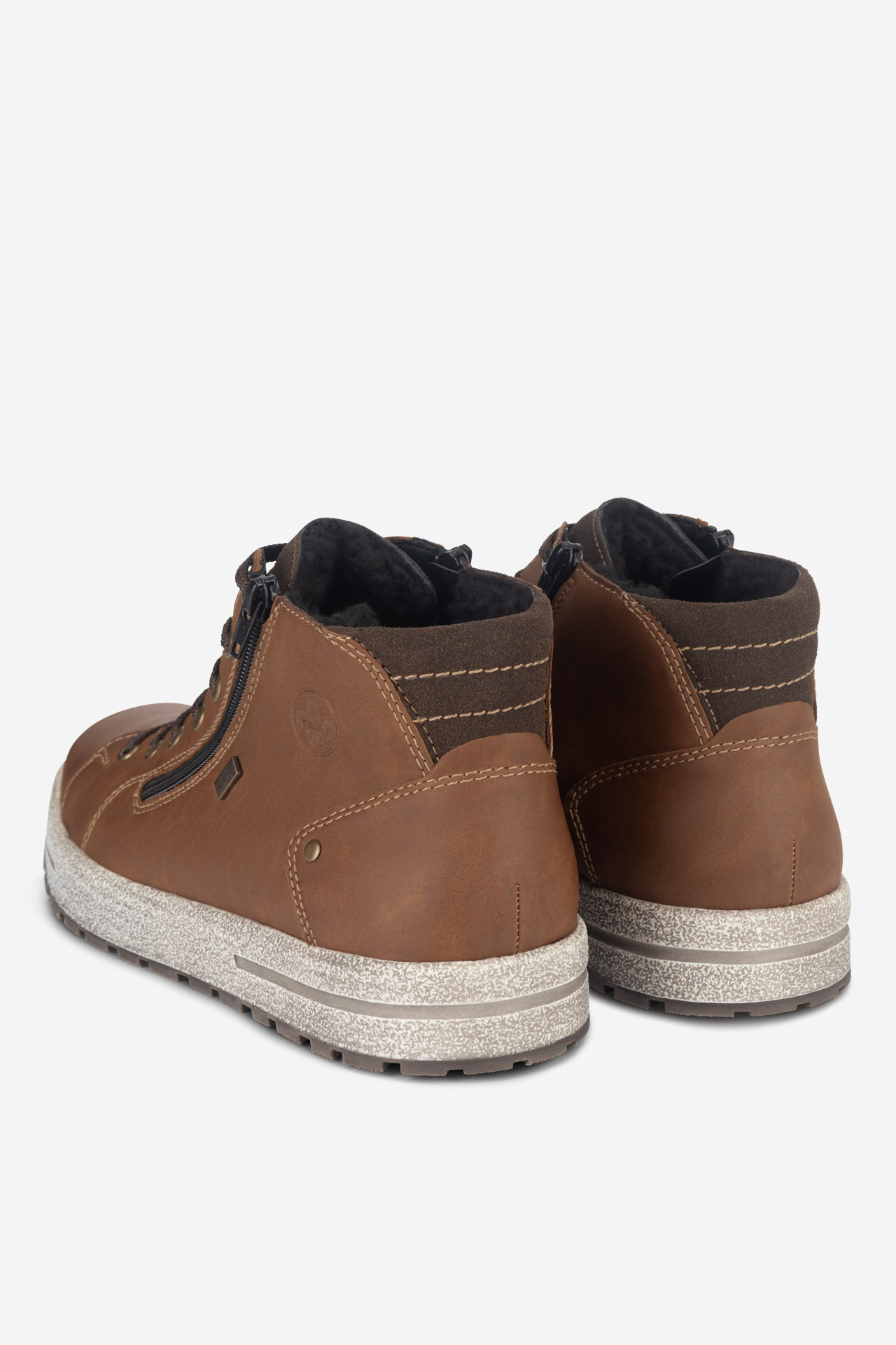 Kotníková obuv HNĚDÁ