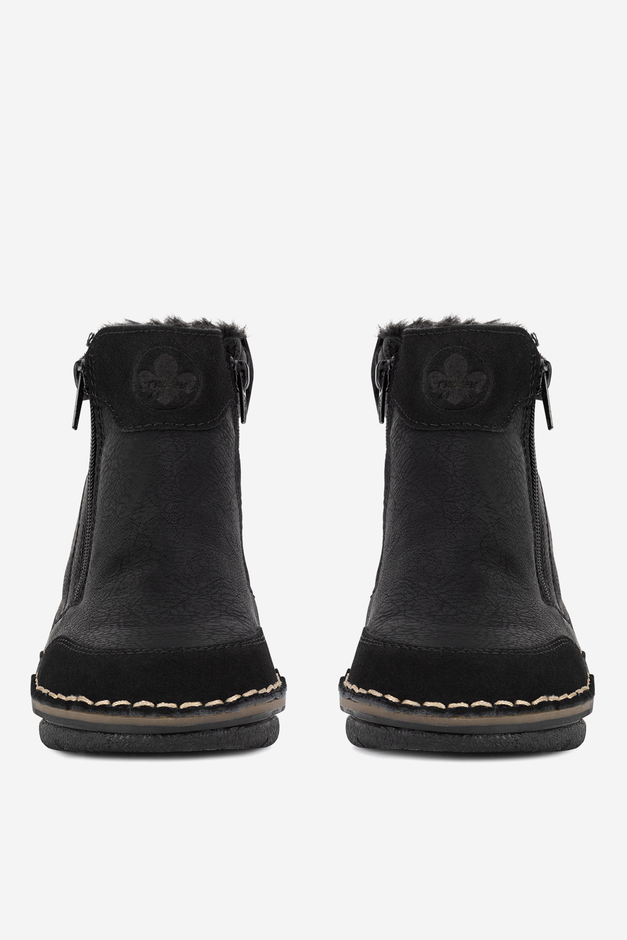 Členková obuv Čierna