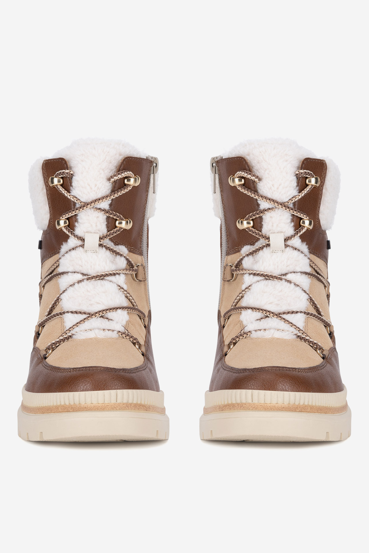 Kotníková obuv HNĚDÁ