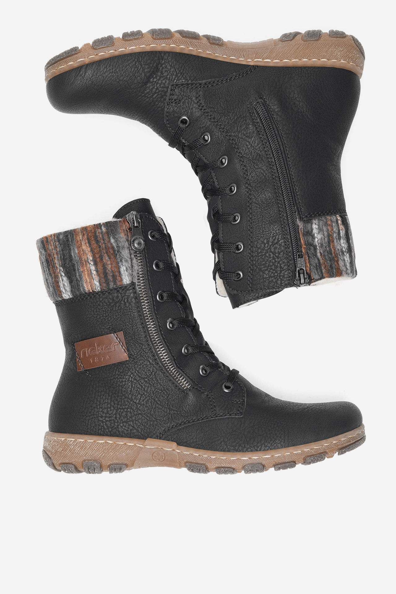 Kotníková obuv ČERNÁ