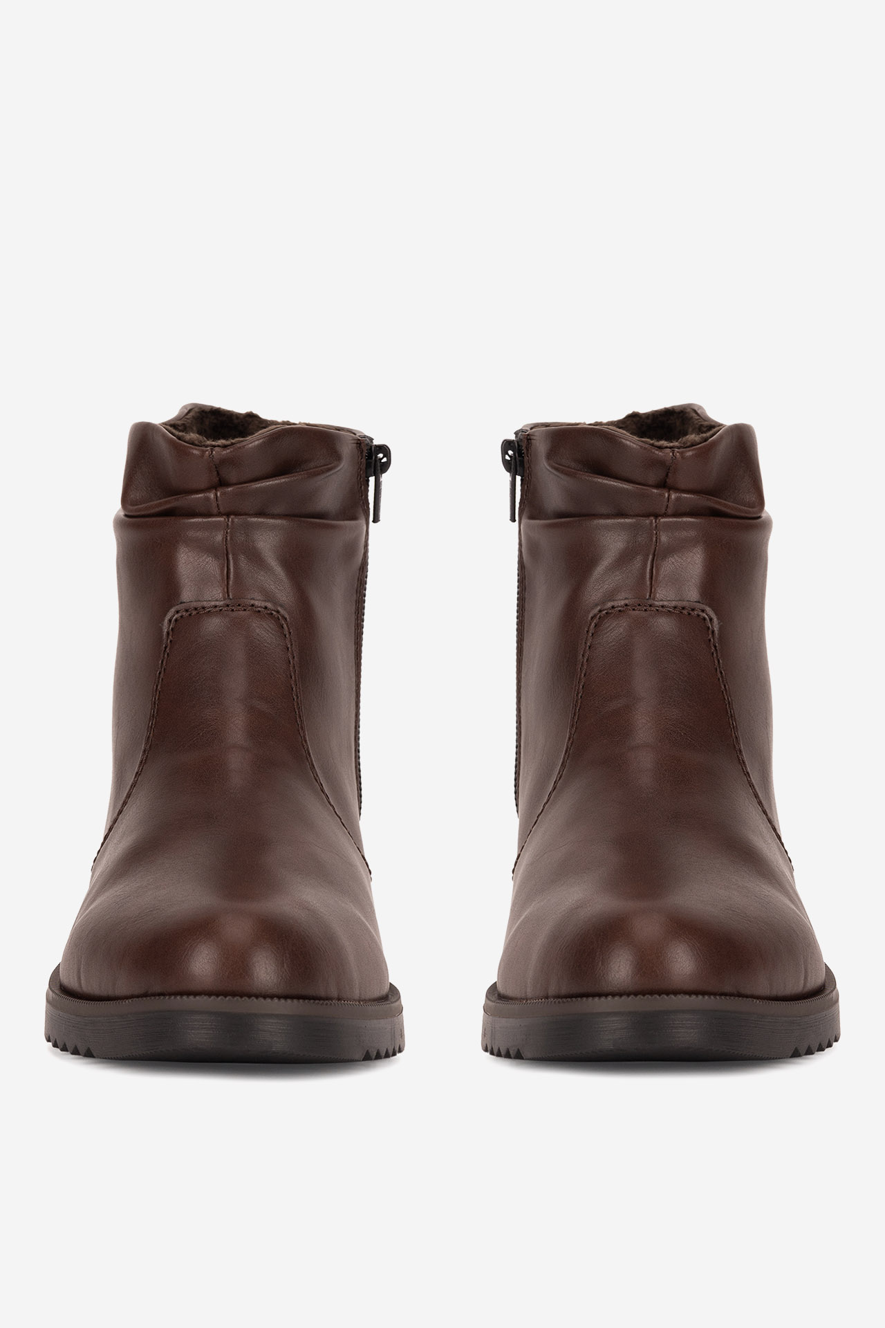 Kotníková obuv HNĚDÁ