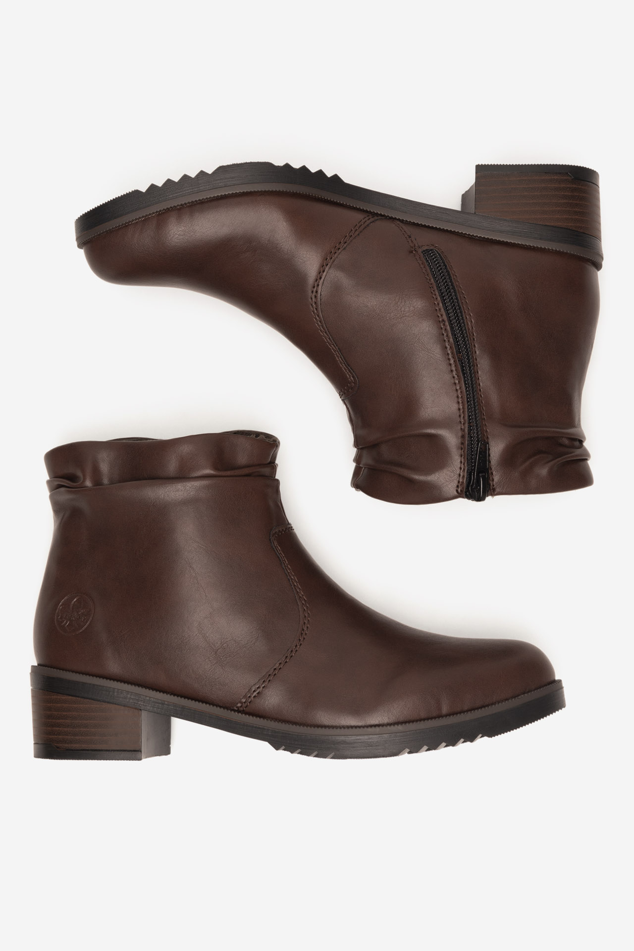 Kotníková obuv HNĚDÁ