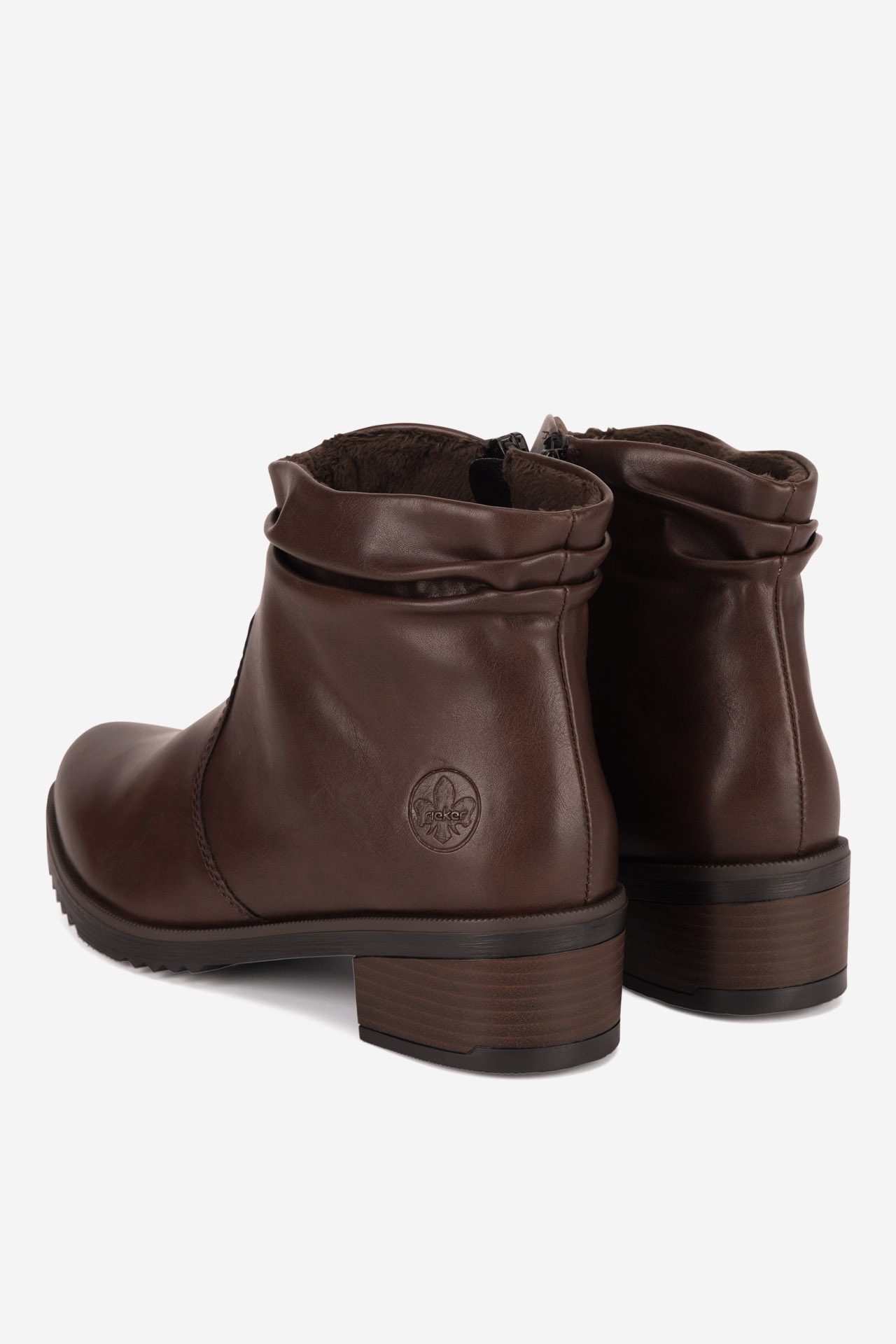 Kotníková obuv HNĚDÁ