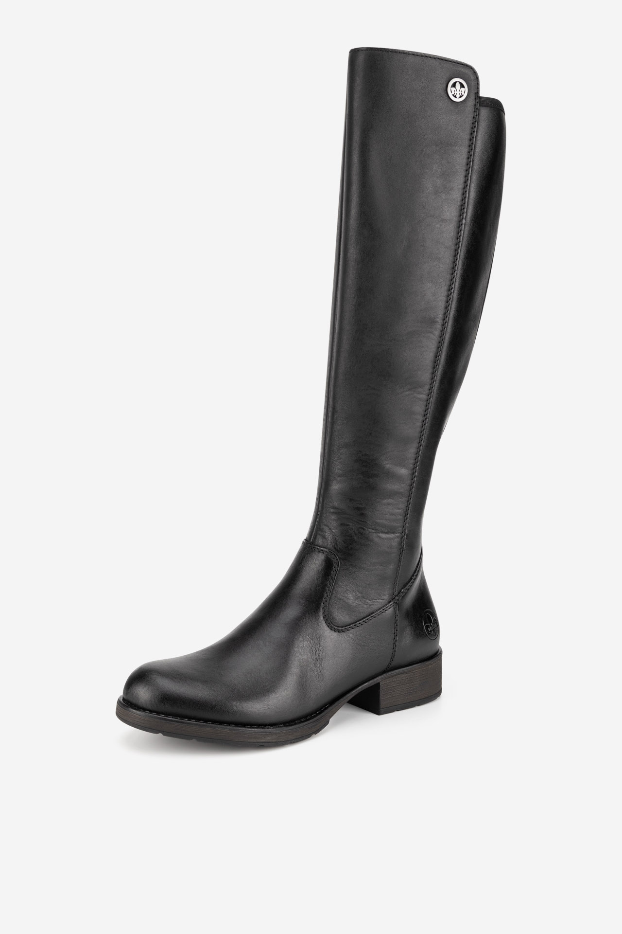 Čižmy vo vojenskom štýle Čierna