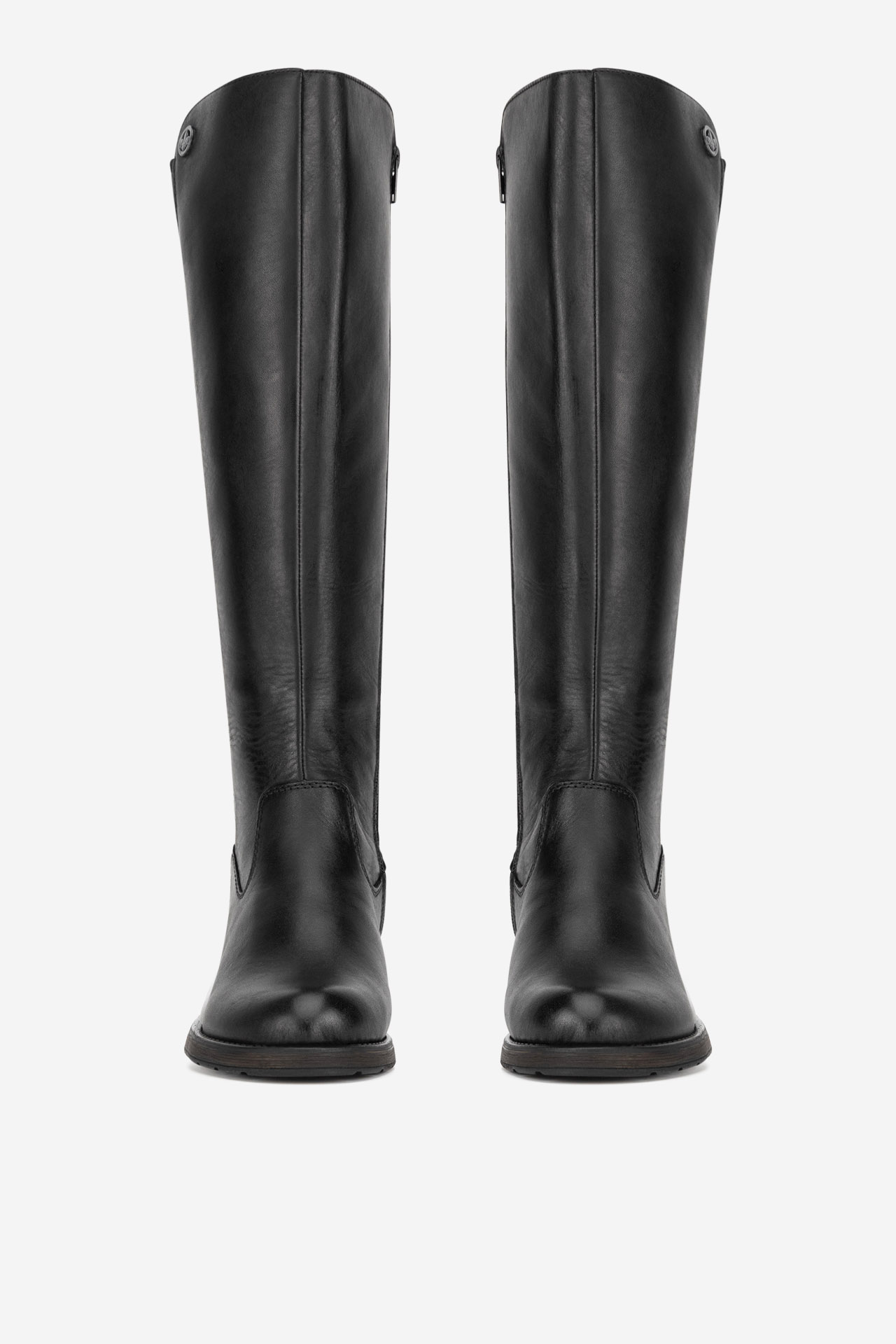 Čižmy vo vojenskom štýle Čierna