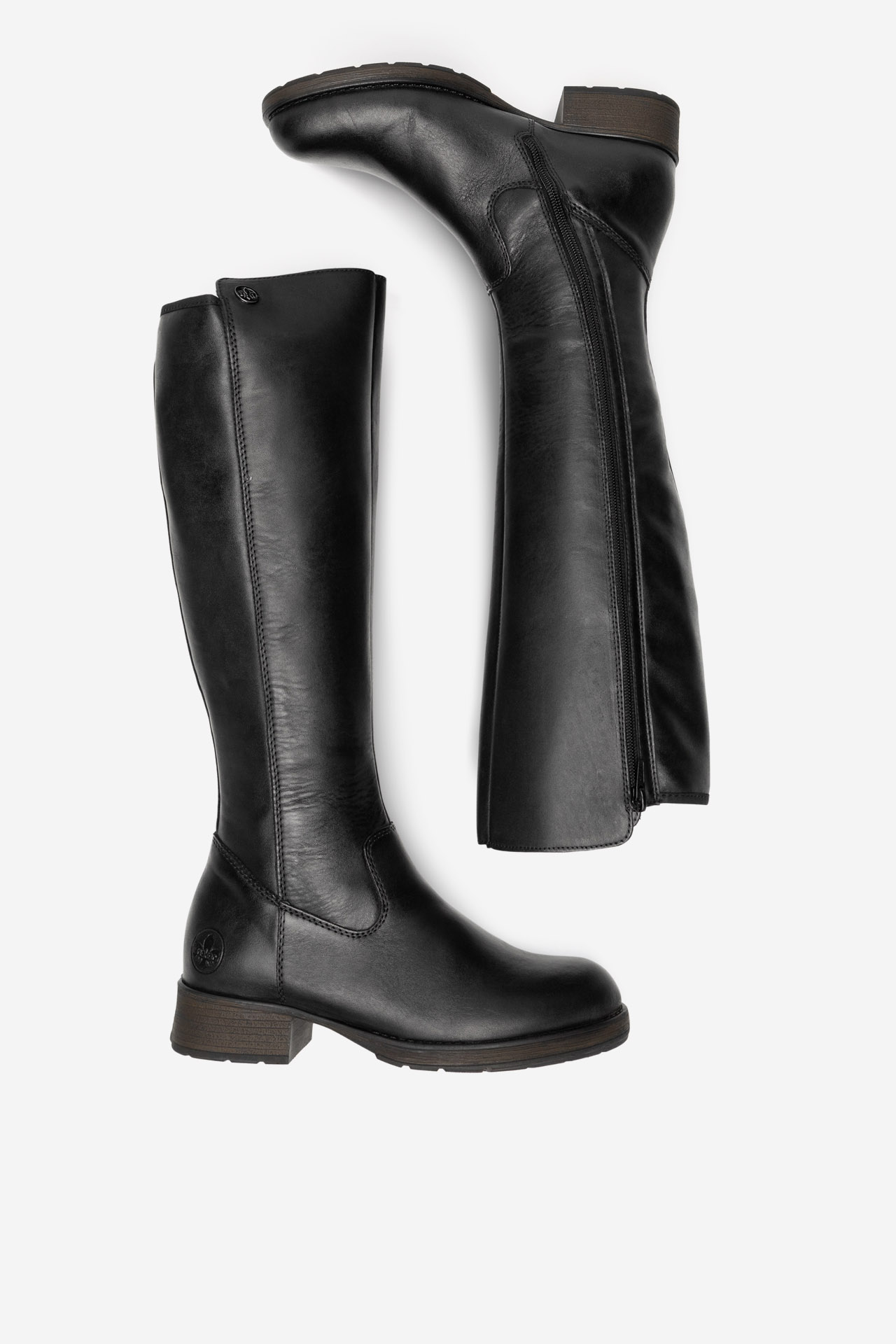 Čižmy vo vojenskom štýle Čierna