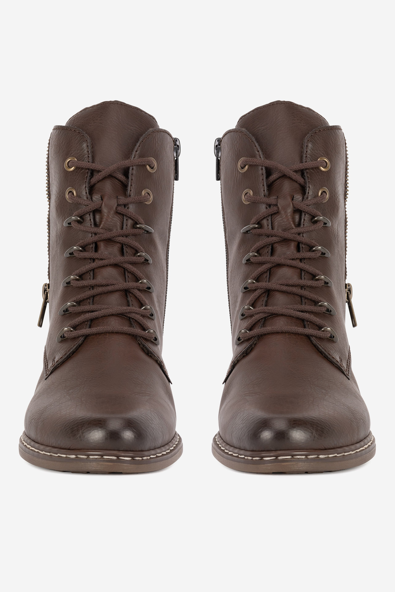 Kotníková obuv HNĚDÁ