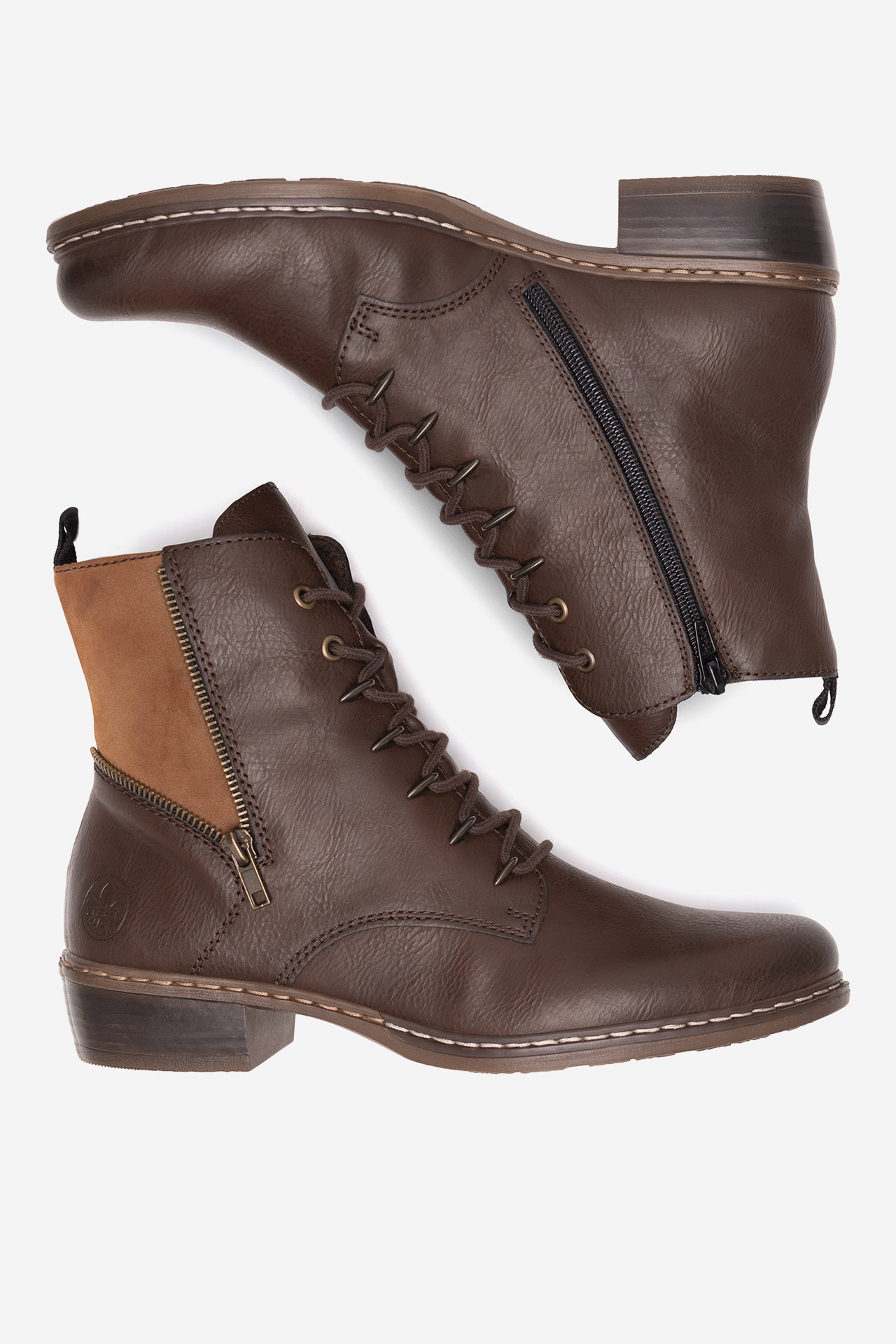 Kotníková obuv HNĚDÁ