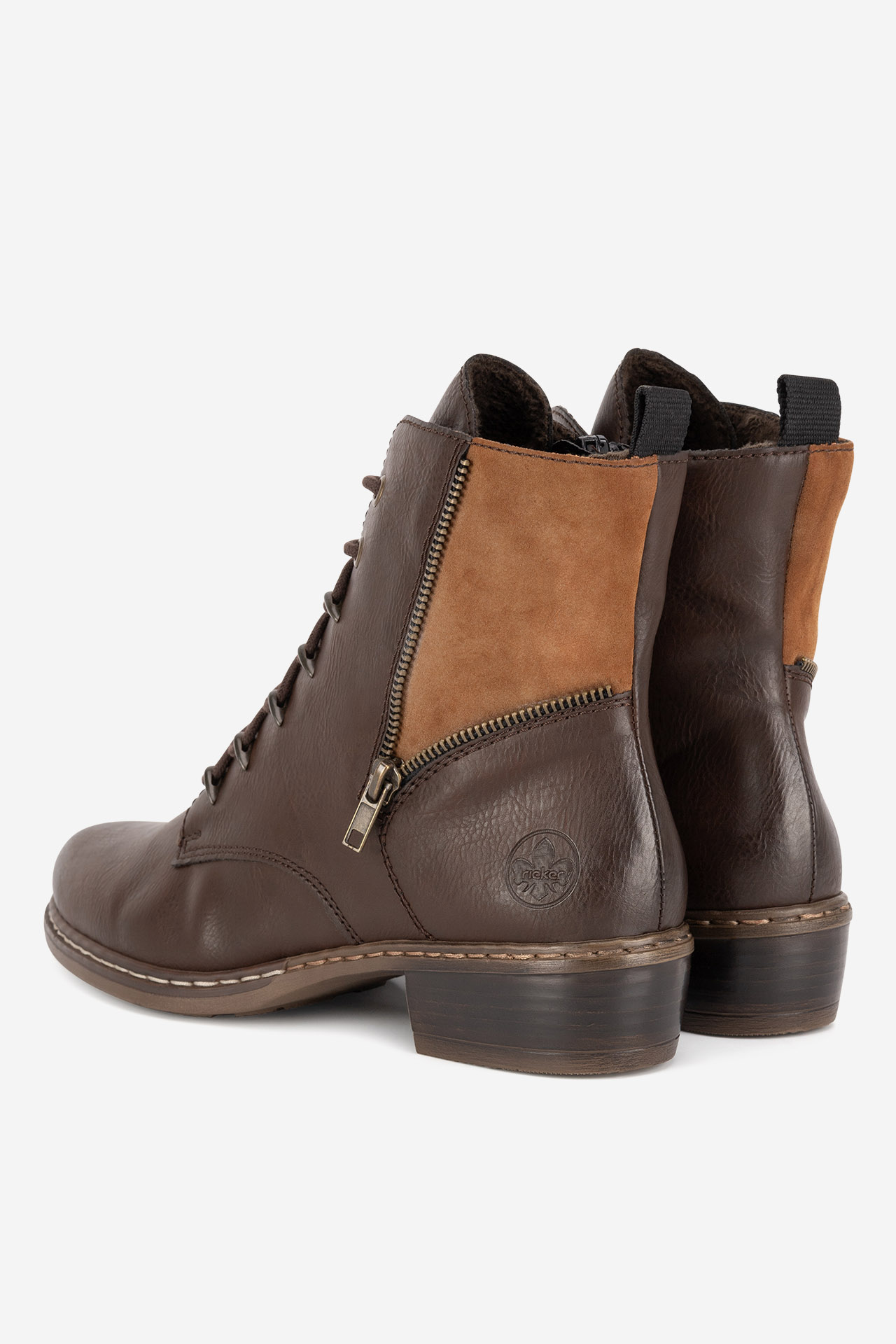 Kotníková obuv HNĚDÁ