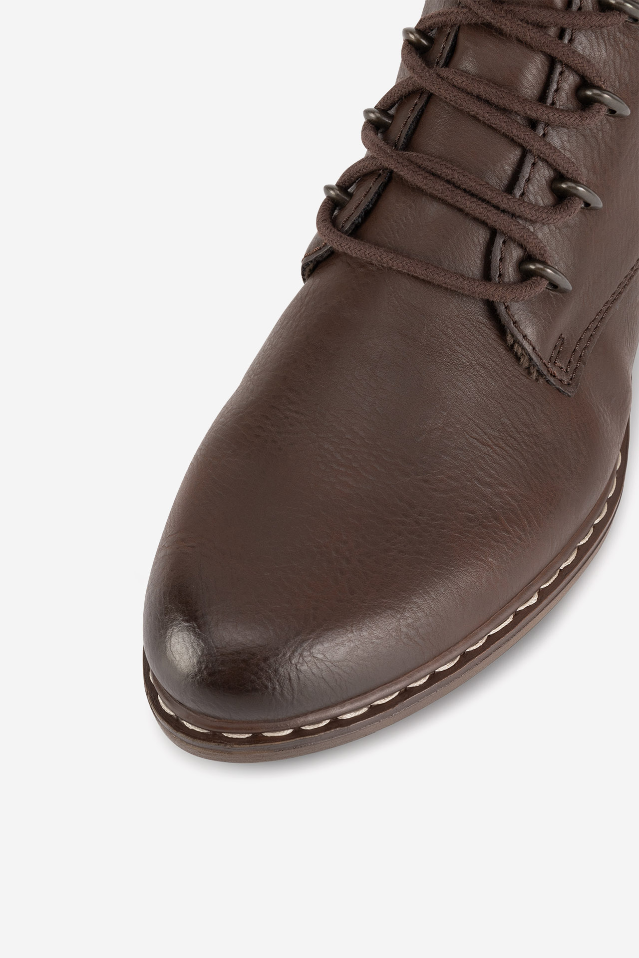 Kotníková obuv HNĚDÁ