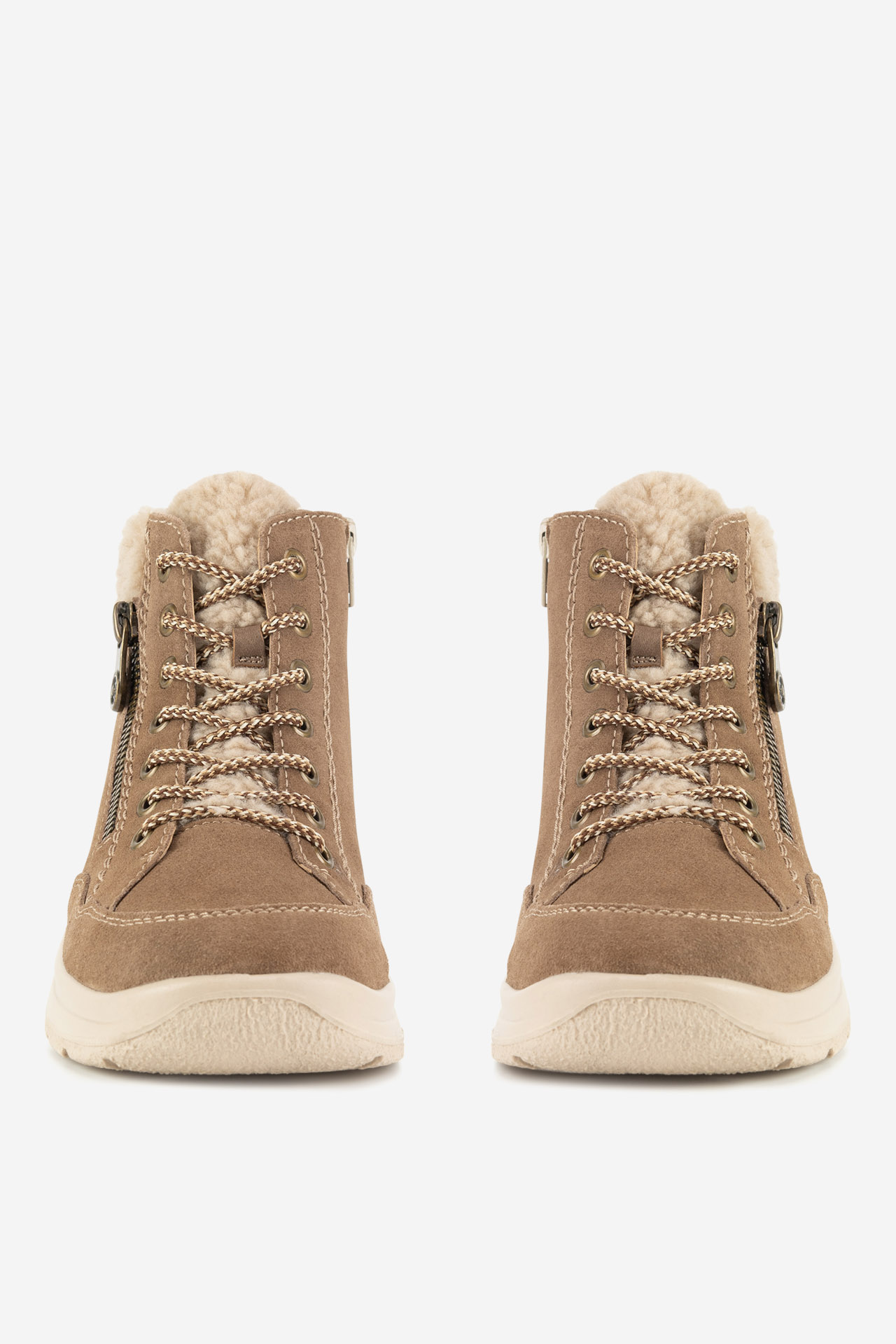 Kotníková obuv HNĚDÁ