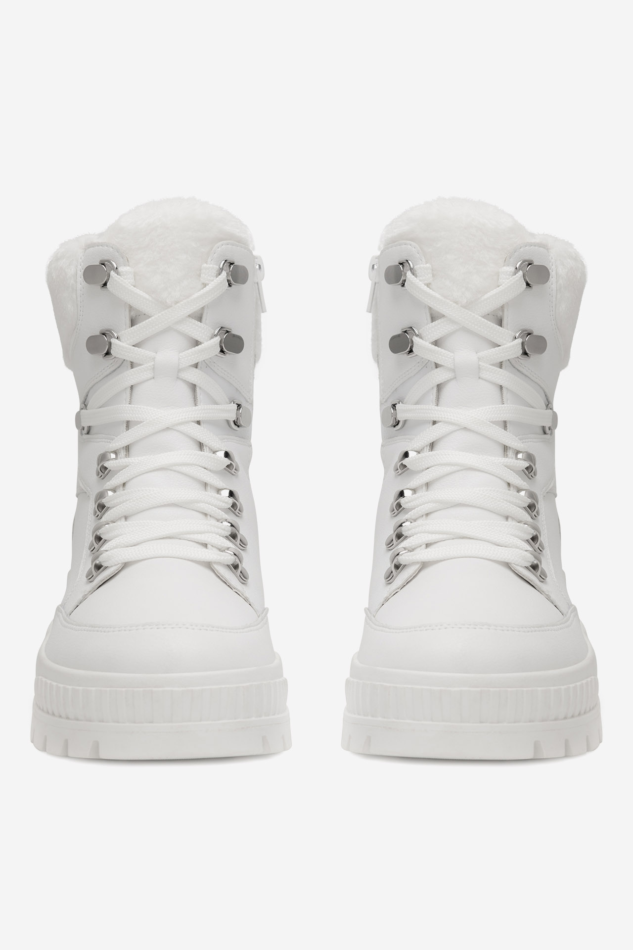 Kotníková obuv BÍLÁ