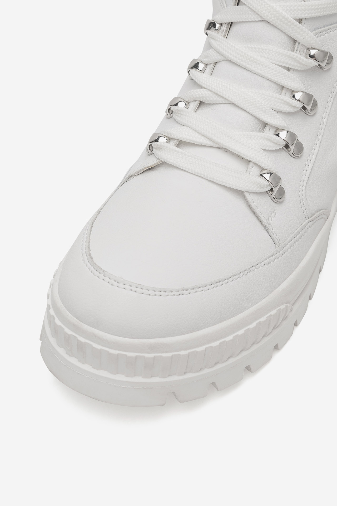 Kotníková obuv BÍLÁ