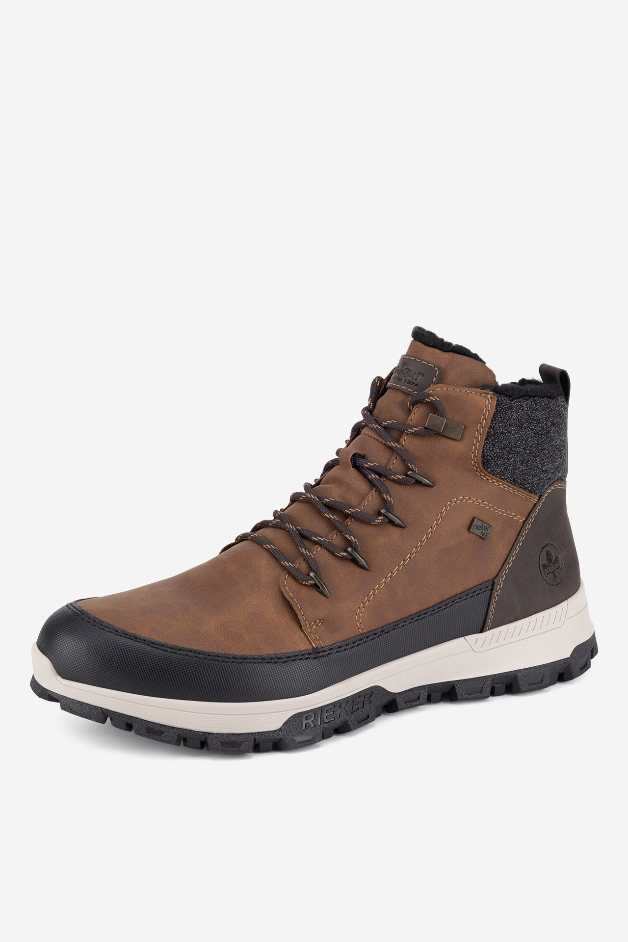 Šnurovacie topánky Hnedá