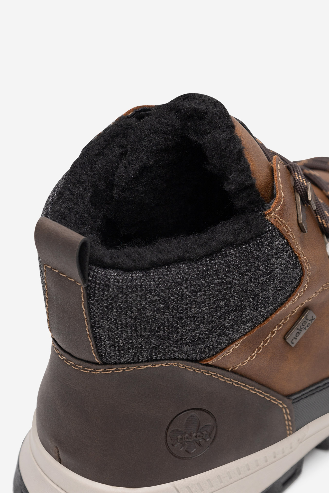 Šnurovacie topánky Hnedá