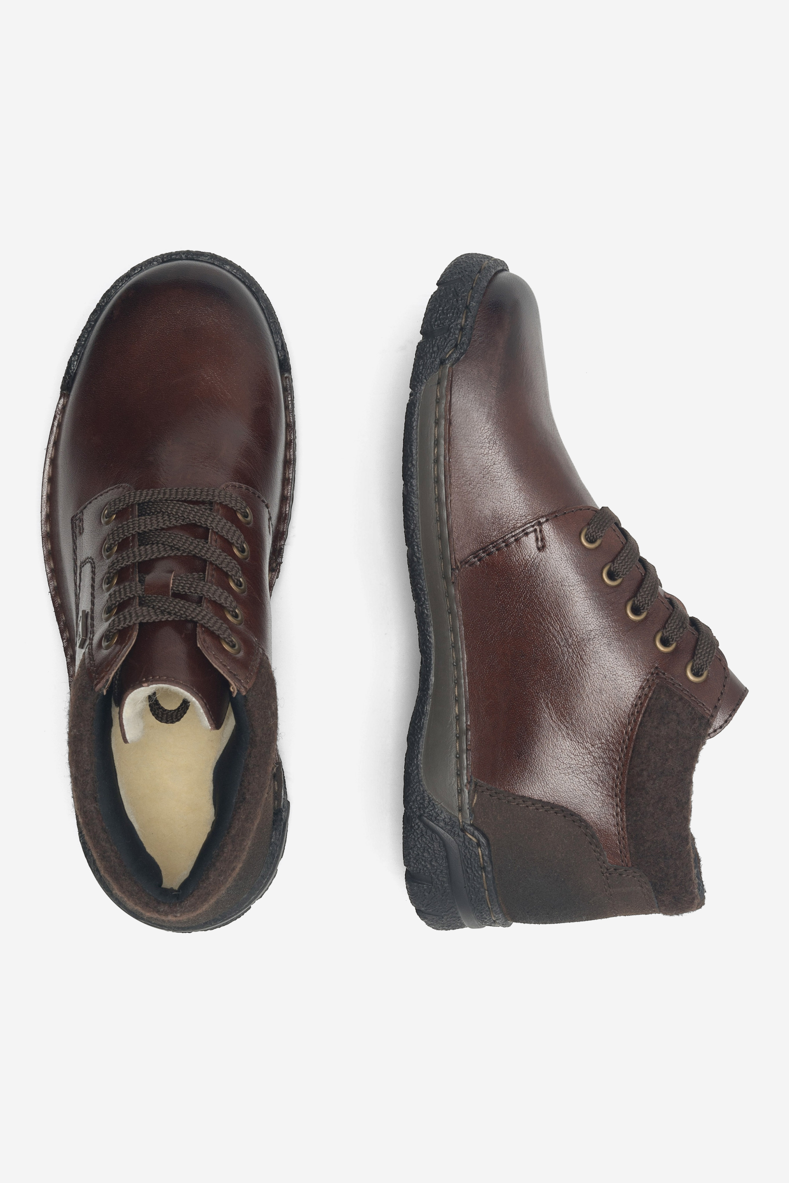 Kotníková obuv HNĚDÁ