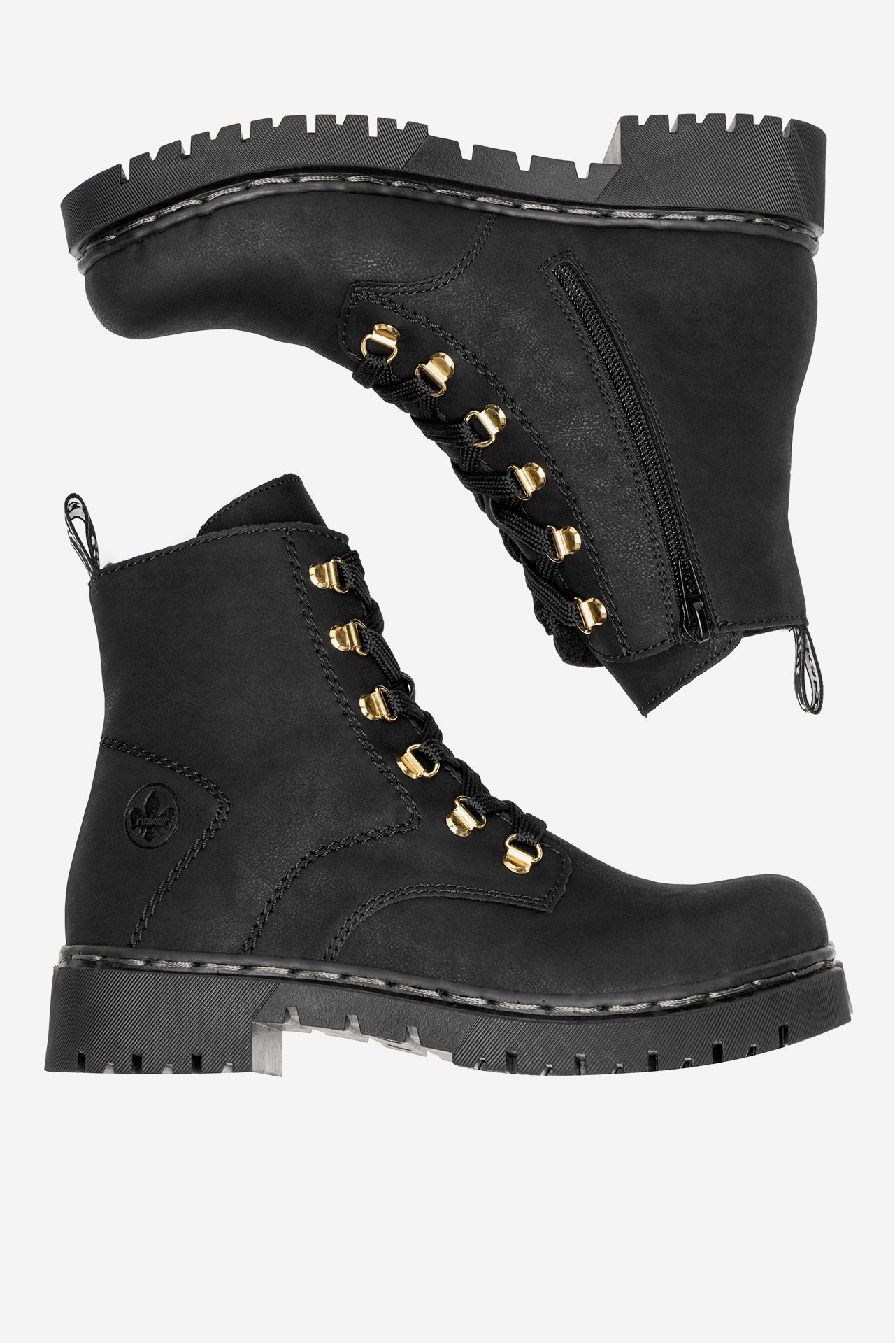 Kotníková obuv ČERNÁ