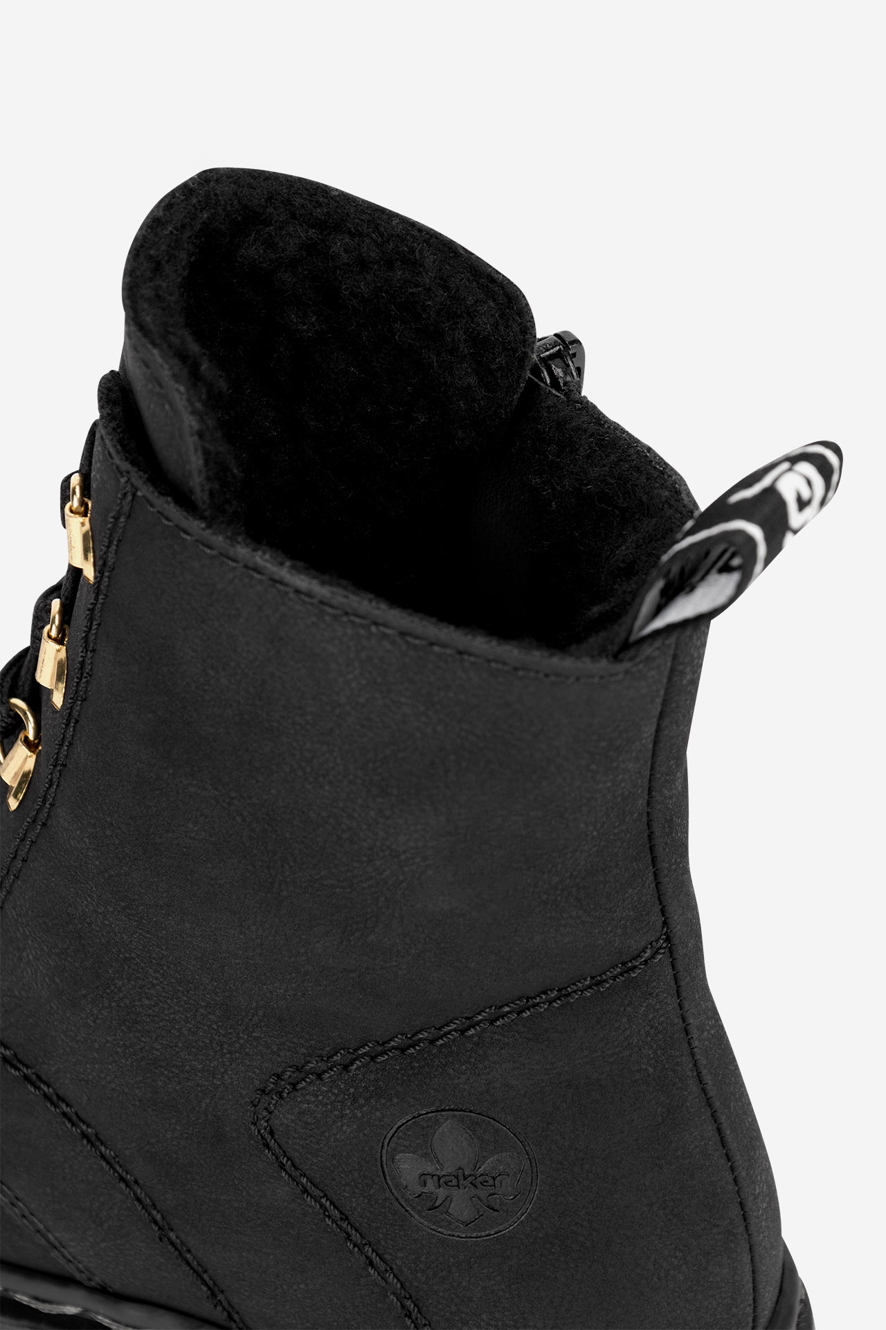 Kotníková obuv ČERNÁ