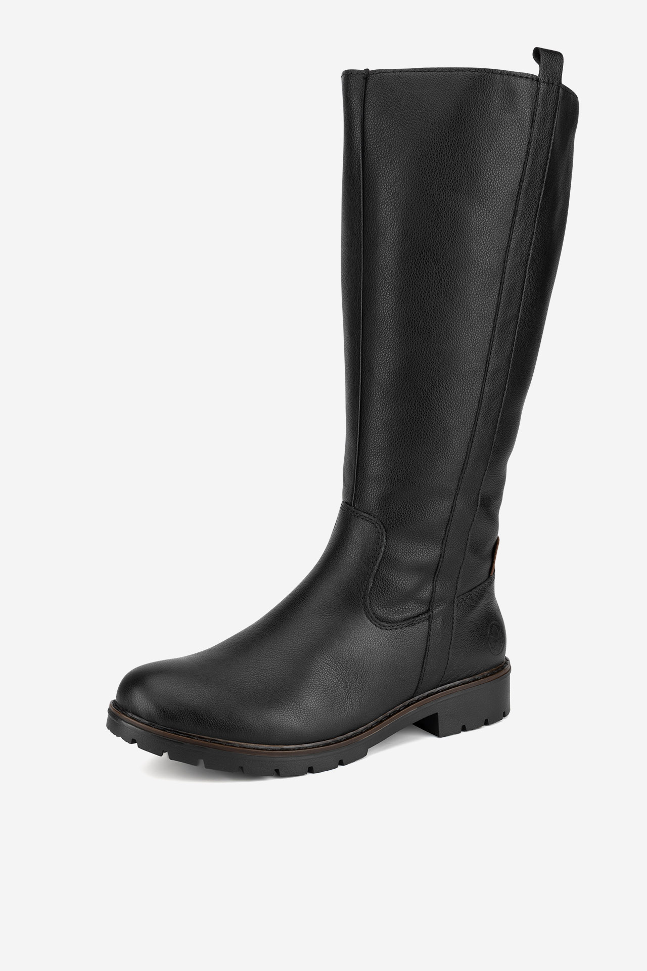 Čižmy vo vojenskom štýle Čierna