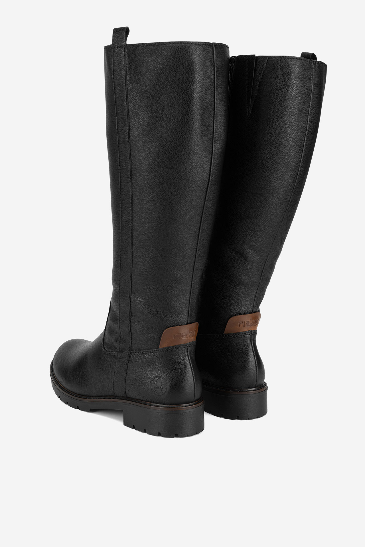 Čižmy vo vojenskom štýle Čierna