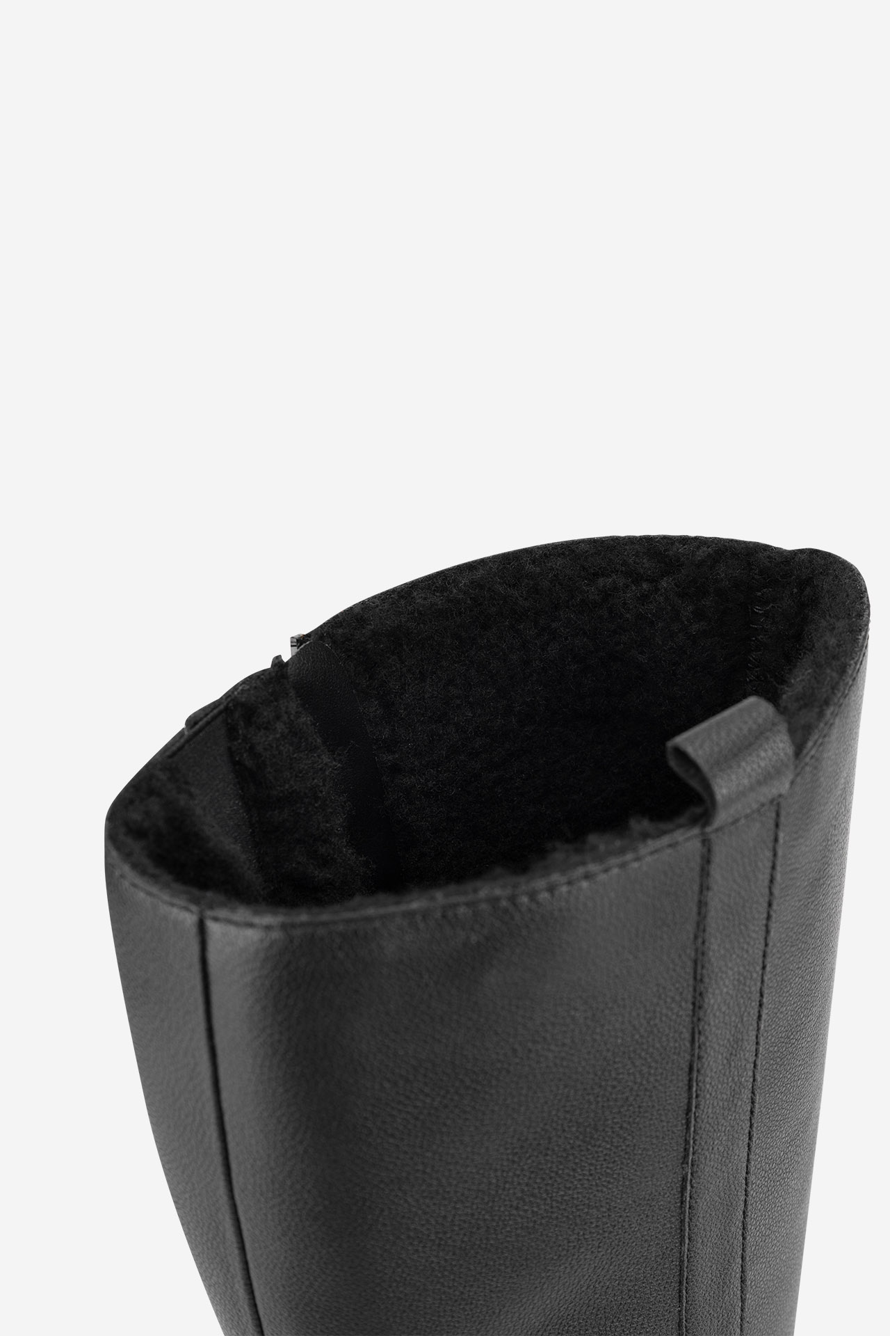 Čižmy vo vojenskom štýle Čierna