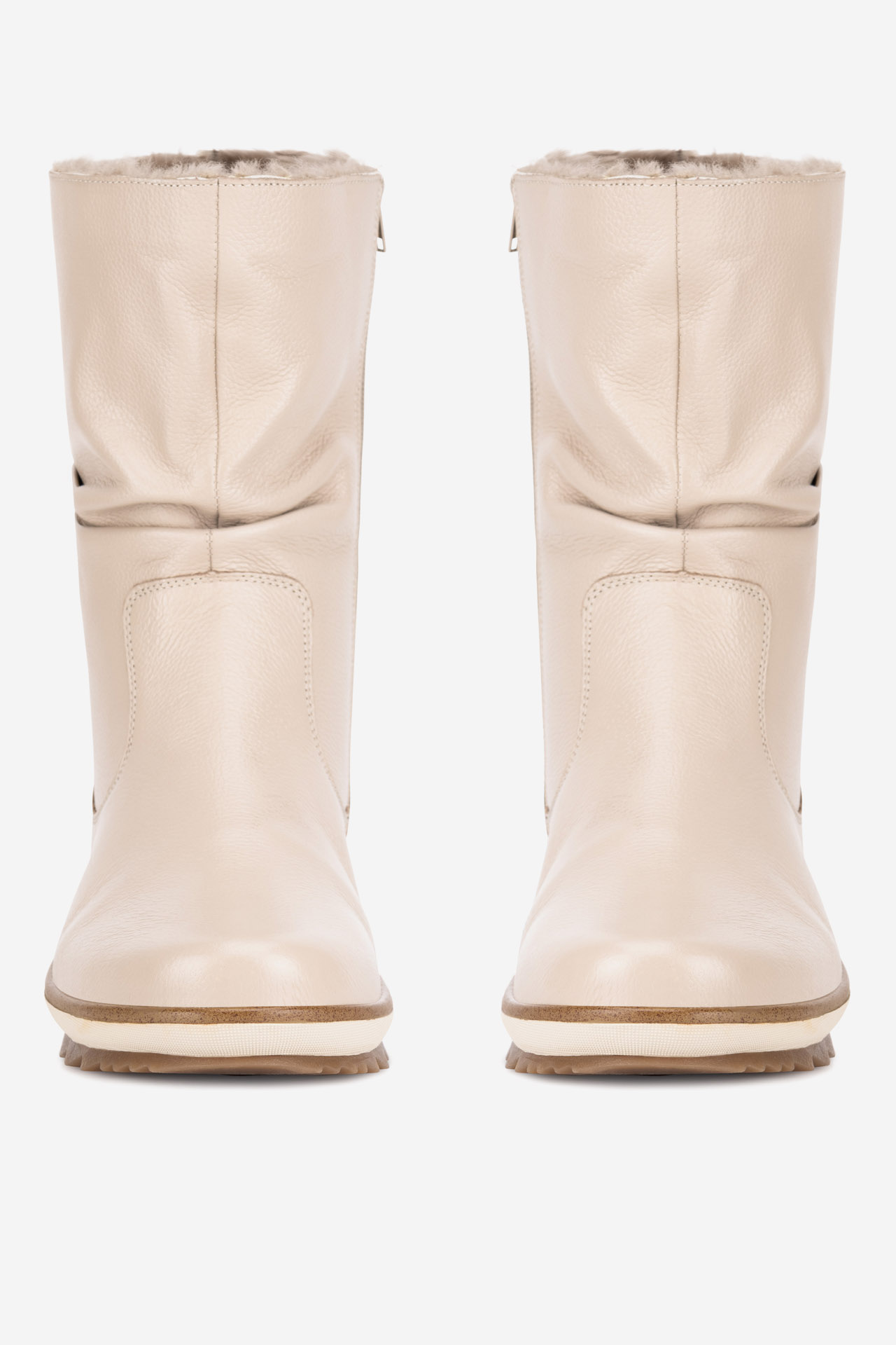 Kotníková obuv BÍLÁ