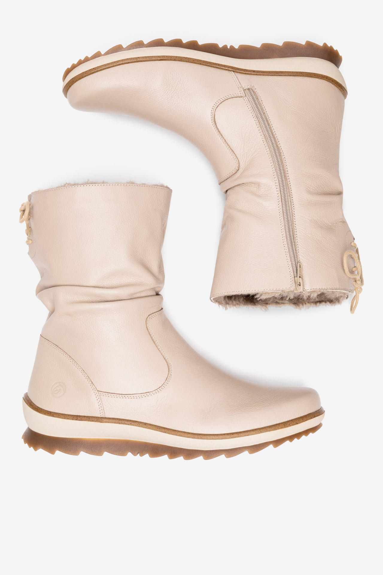 Kotníková obuv BÍLÁ