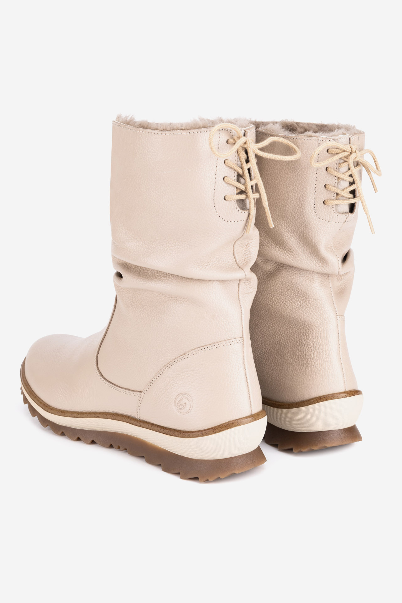 Kotníková obuv BÍLÁ