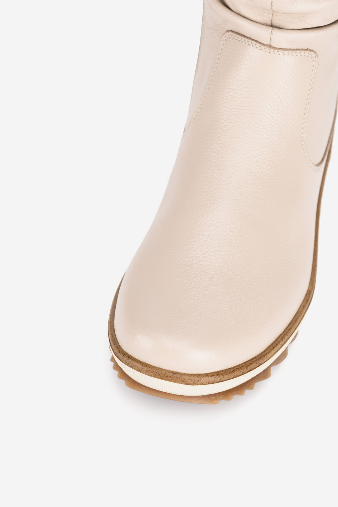 Kotníková obuv BÍLÁ